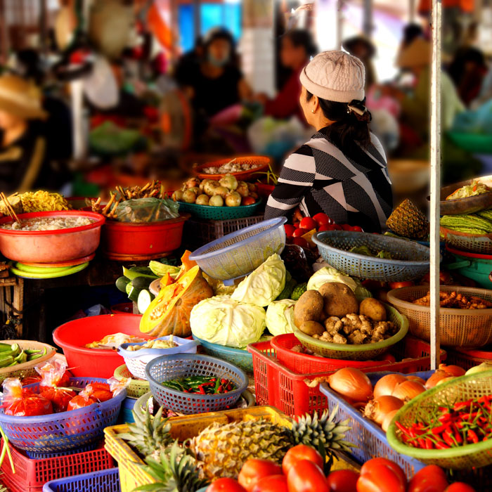 Hoi An, lokaler Markt, Vietnam