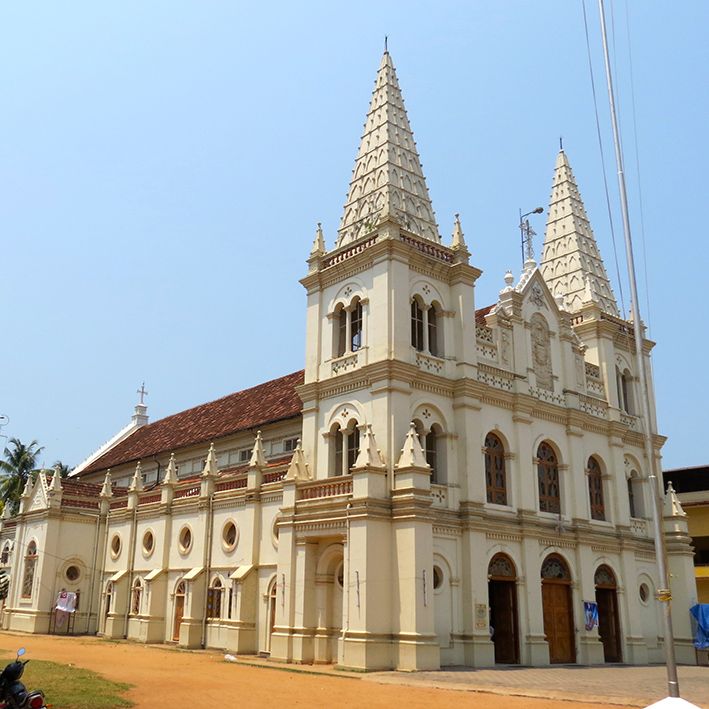 Santa cruz cathedral basilica, Cochin, India
