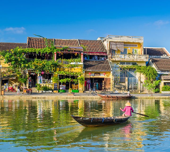 Vietnam, Hoi An, Boot